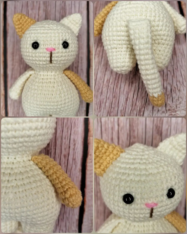 Crochet Kitty Dunyasha PDF Amigurumi Free Pattern assembly