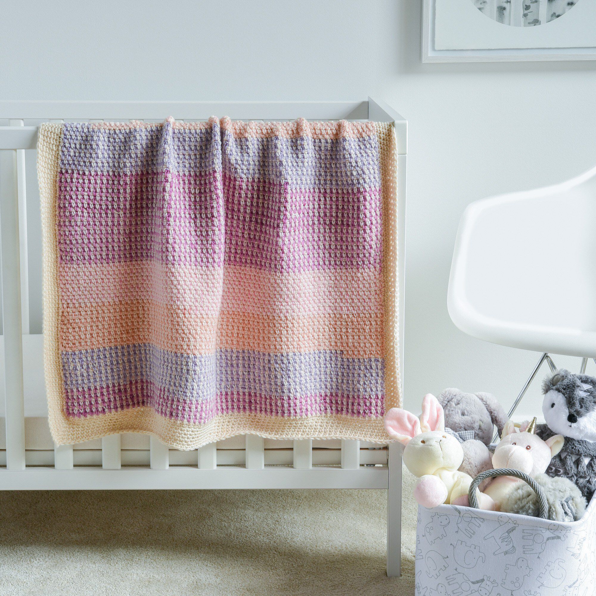 PATRÓN GRATIS Adorable Manta para Bebes en Crochet