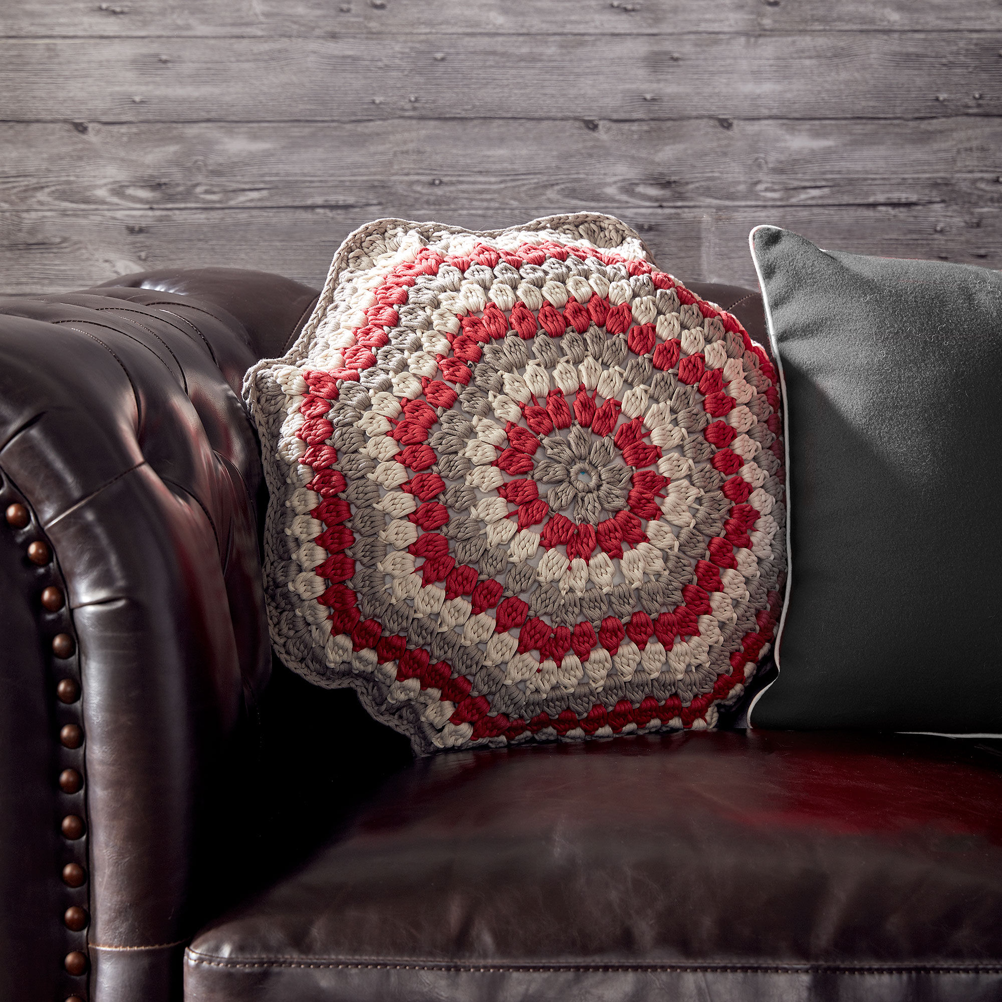 PATRÓN GRATIS Decorativo Almohadón Octagonal a Crochet