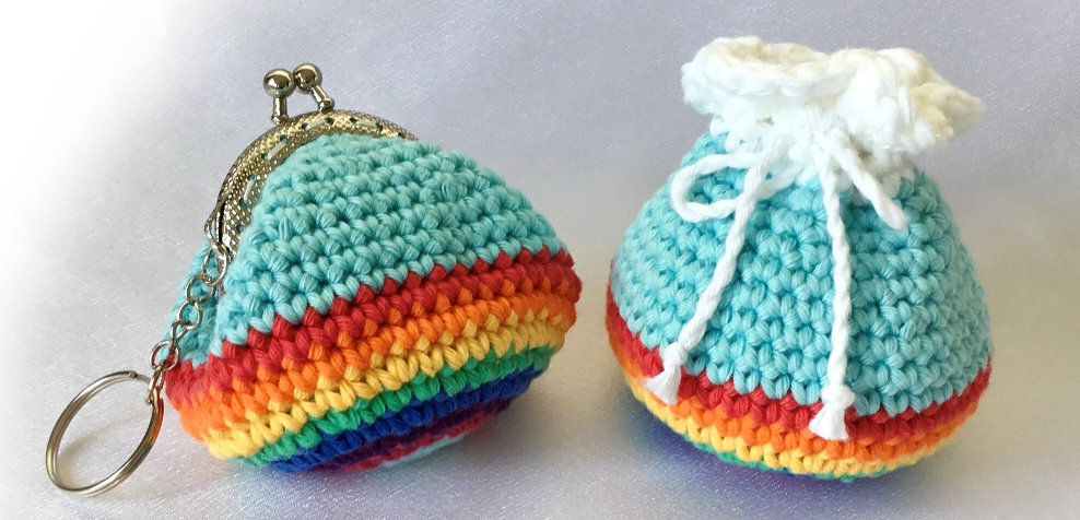 PATRÓN Practica Mini bolsa-Llavero en Crochet - Crochetisimo