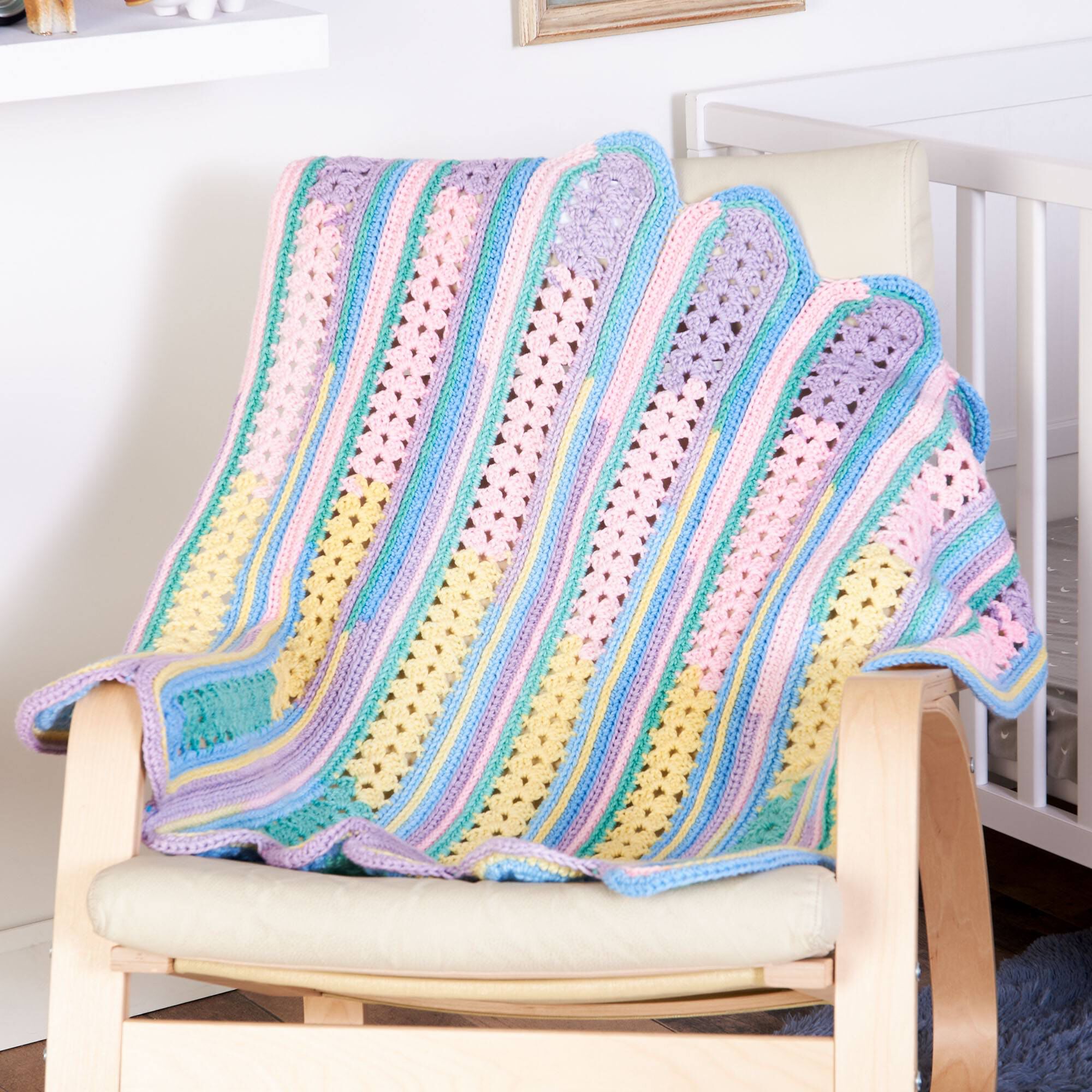 PATRÓN GRATIS Suave Manta para Bebés a Crochet