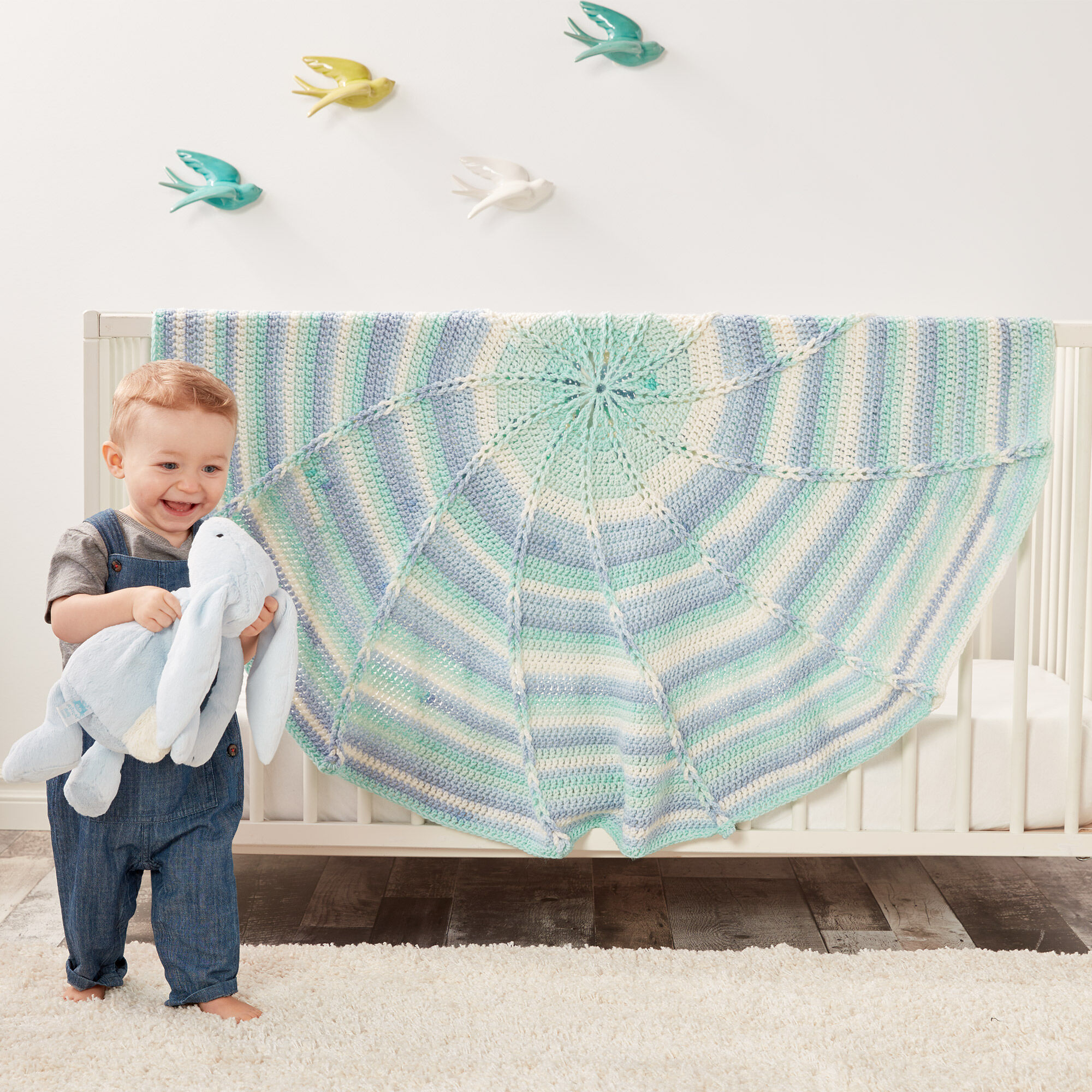 PATRÓN GRATIS Manta Días Radiantes a Crochet