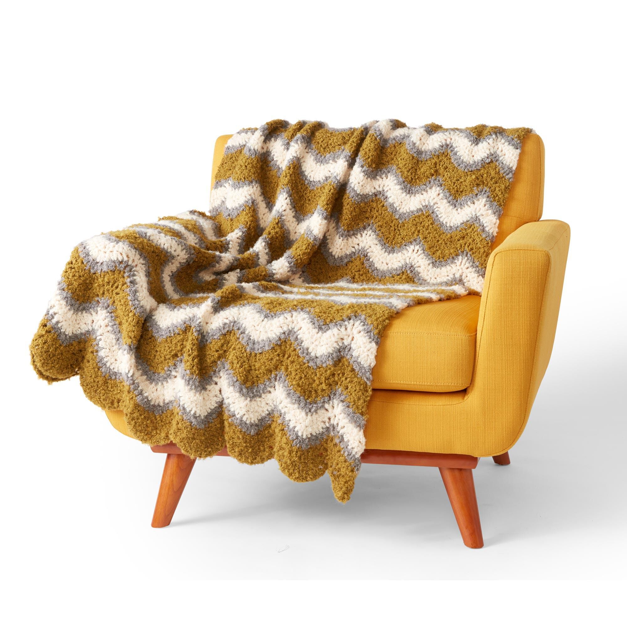 PATRÓN GRATIS Manta Olas de Colores en Crochet