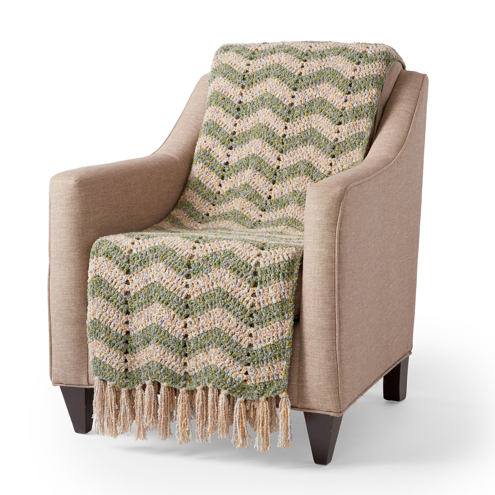 PATRÓN GRATIS Manta Valle de Montañas a Crochet