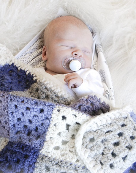 PATRÓN GRATIS Manta para Bebé Cuadrados la Abuela Ensueños ? a Crochet