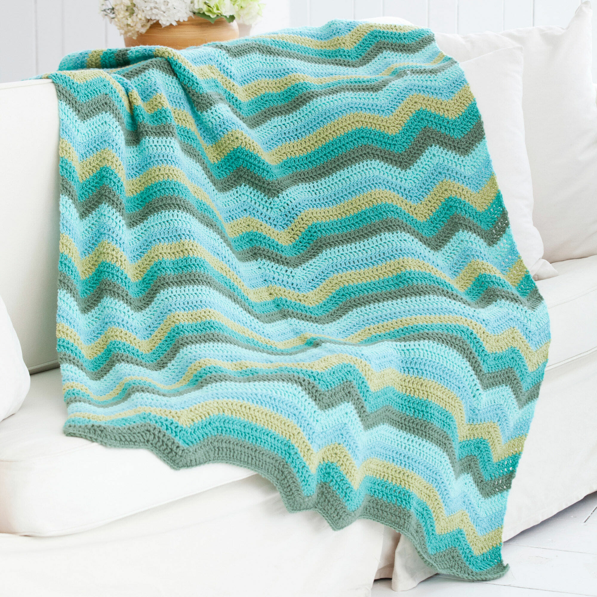 PATRÓN GRATIS Manta Colinas en Crochet MUY FACIL!