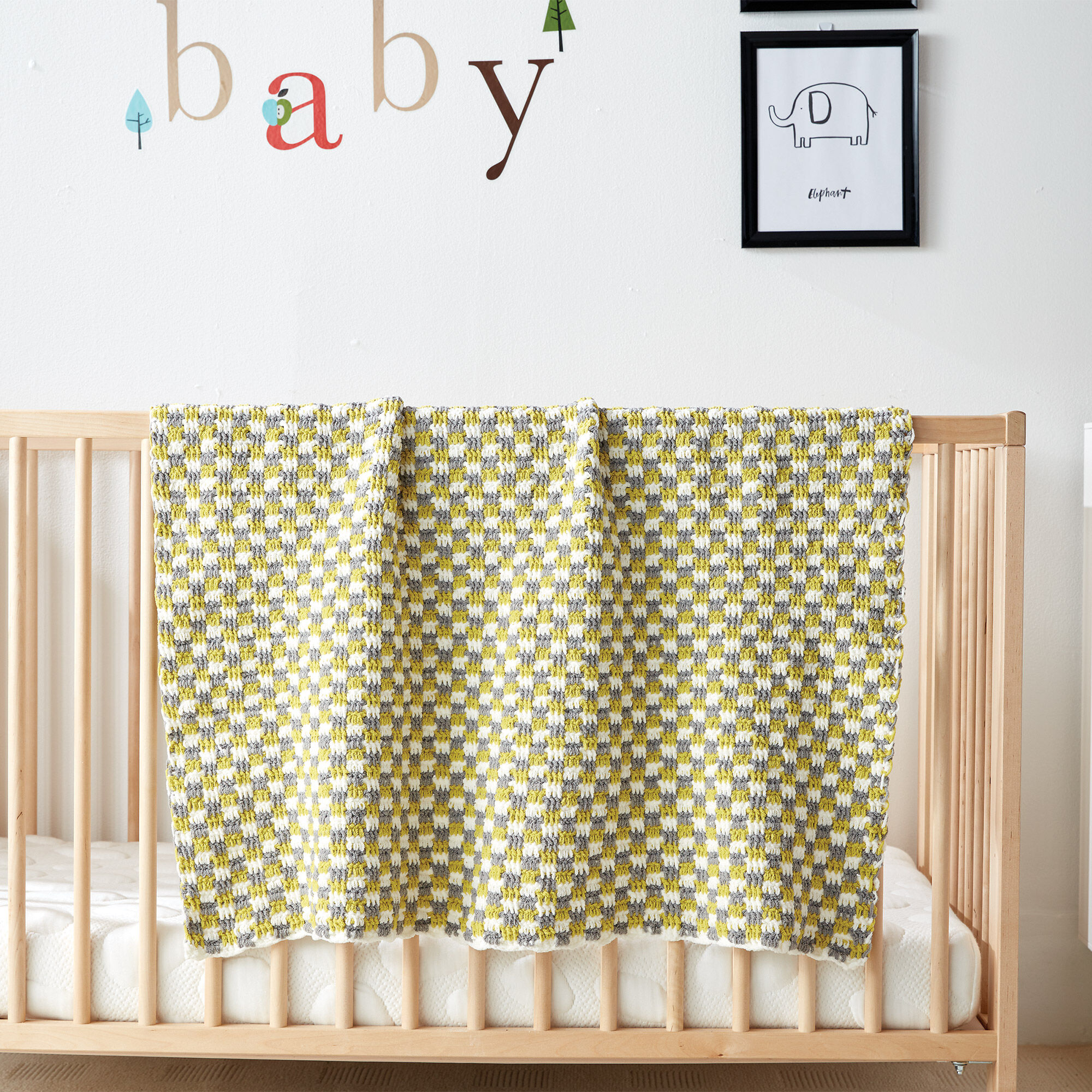 PATRÓN GRATIS Manta para Bebés en punto Bloquesito a Crochet