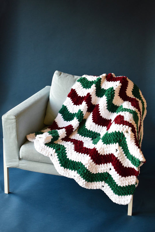 PATRÓN GRATIS Suave Manta de Felpa en Crochet