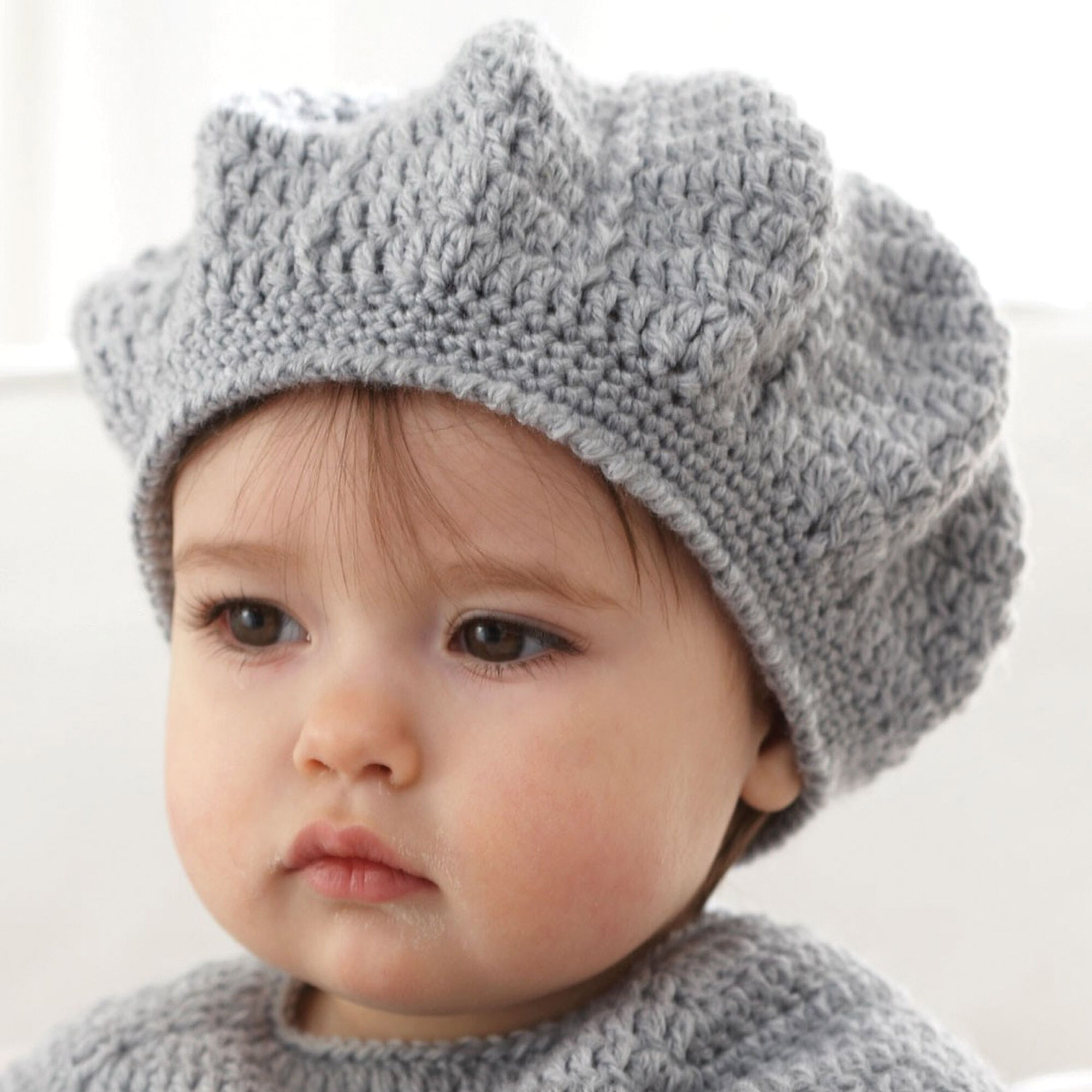 Boina de Ganchillo / Boina SOPHIE / Gorro de Boina para Niños