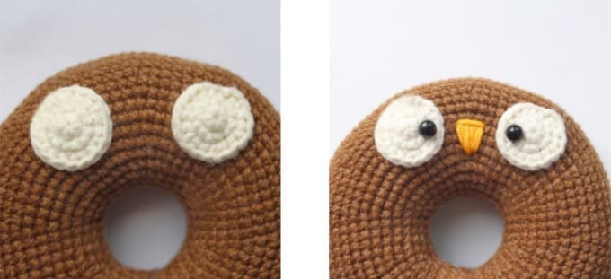 PDF Rosquilla De Búho Amigurumi Patrón Gratis Paso a Paso 