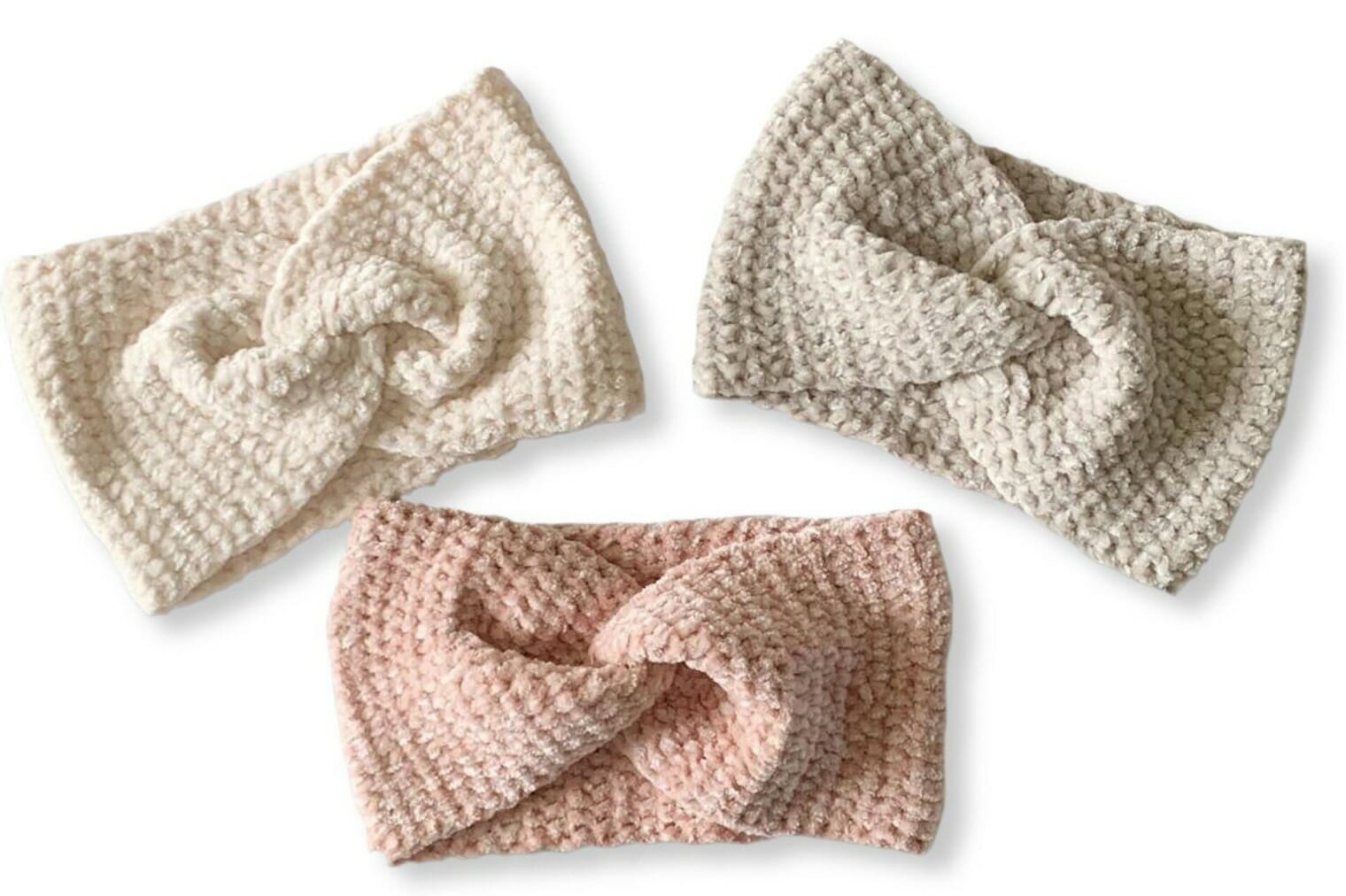 PATRÓN GRATIS Diadema de Terciopelo en Crochet