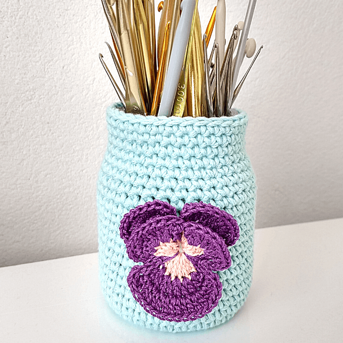 Cómo tejer flores Pensamiento Crochet - Handwork Diy