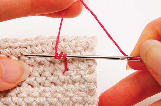 como hacer un nudo frances en crochet paso 01