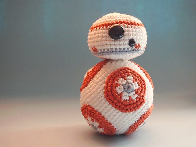 PATRÓN GRATIS Droide BB-8 Juguete Amigurumi paso a paso
