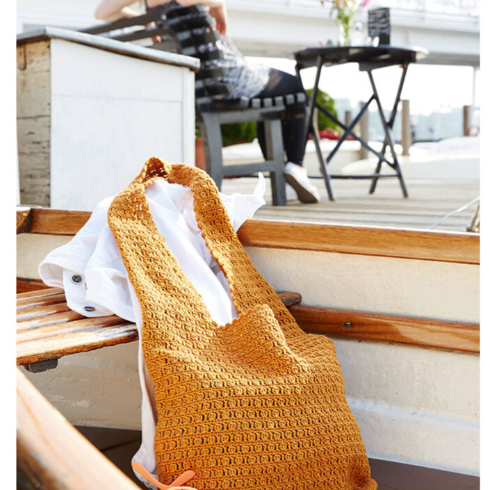PATRÓN GRATIS Bolsa Casual para Primavera en Crochet