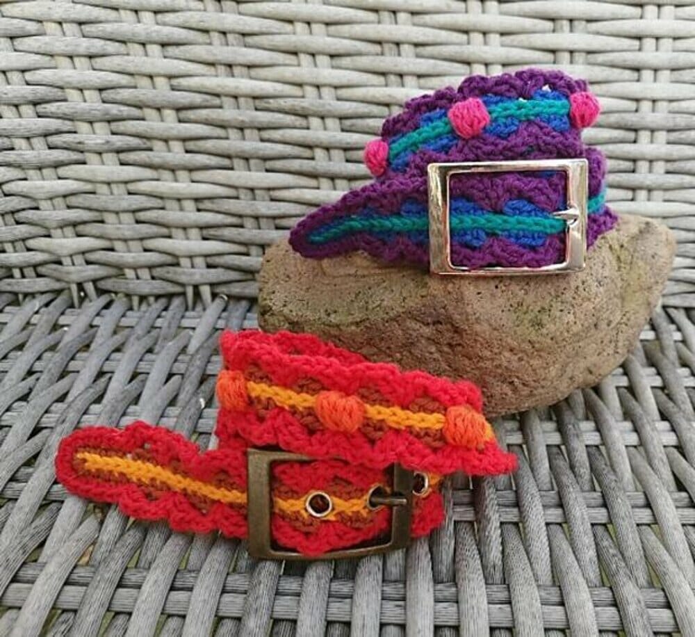 PATRÓN GRATIS Hermoso Cinturón Colorido para Niños (as) en Crochet