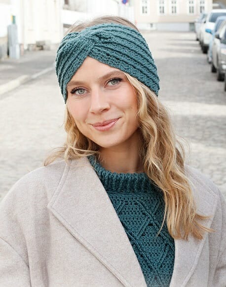 PATRÓN GRATIS Diadema en Punto Relieve a Crochet