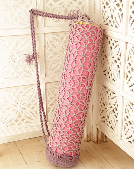 PATRÓN GRATIS Funda para Esterilla de Yoga a Crochet