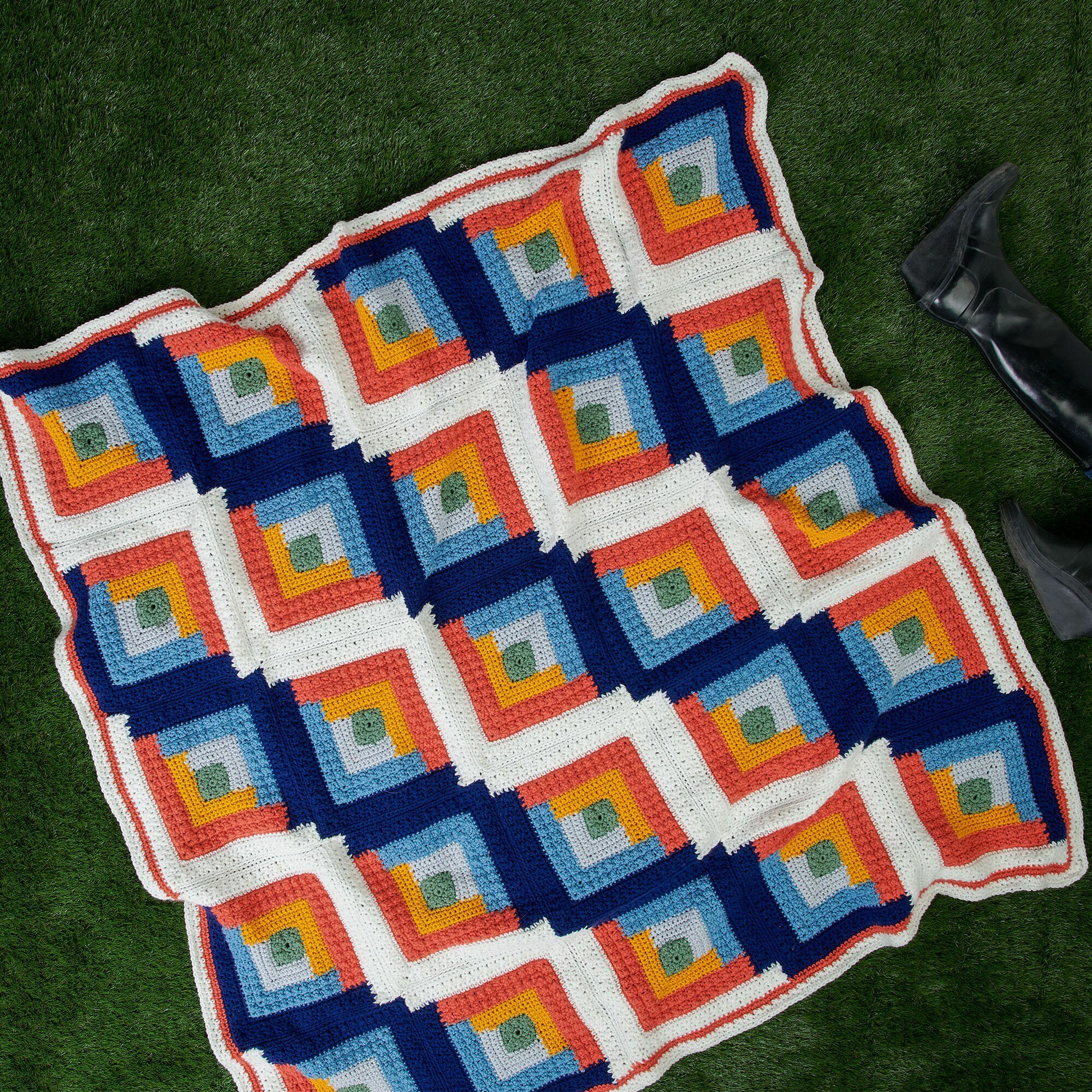 PATRÓN GRATIS Manta Cuarta Dimensión a Crochet