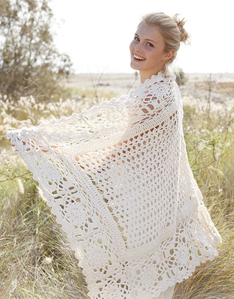 PATRÓN GRATIS Elegante Manta Olivia a Crochet