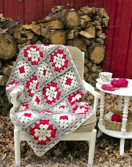 PATRÓN GRATIS Manta en Cuadros de la Abuela a Crochet MUY FÁCIL