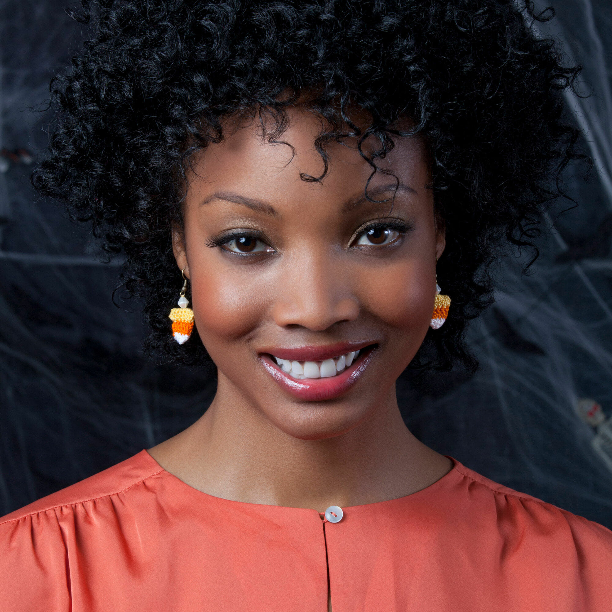 PATRÓN GRATIS Pendientes de Maíz Acaramelado a Crochet