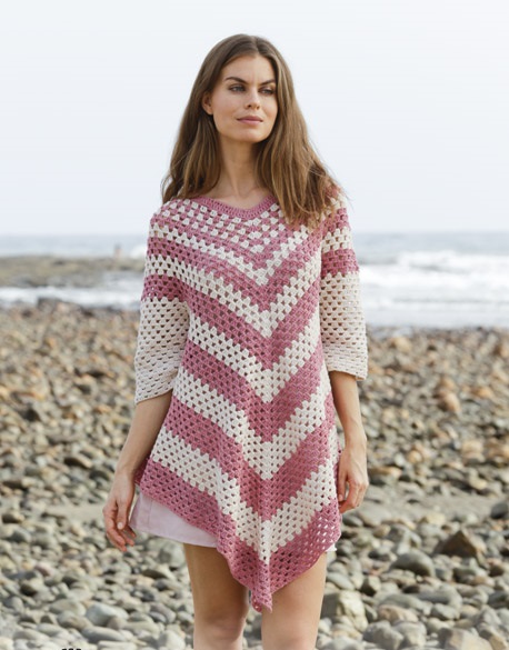 PATRÓN GRATIS Poncho Delicia a Crochet