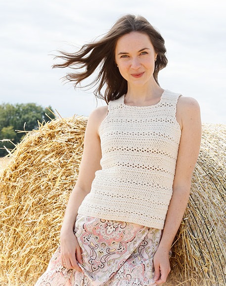 PATRÓN GRATIS Top Country para Verano a Crochet FÁCIL