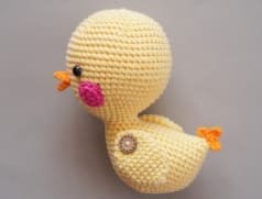 Paso a Paso Lindo Patito Amigurumi PDF Patrón Gratis 