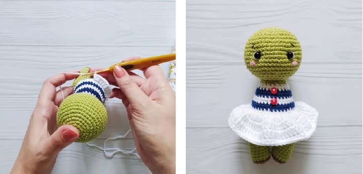 Paso A Paso Tortuga Amigurumi PDF Patron Gratis Falfa