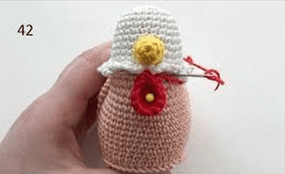 Pollo de Pascua Amigurumi PDF Patrón Gratis 