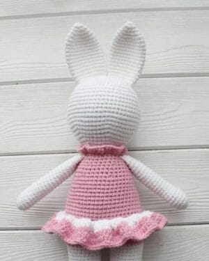 Spring Bunny in Dress Amigurumi PDF Free Pattern (1)