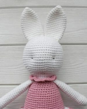 Spring Bunny in Dress Amigurumi PDF Free Pattern (3)