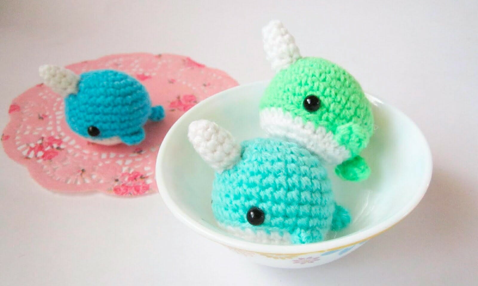 PATRÓN GRATIS Amigurumi Tierno Narval a Crochet