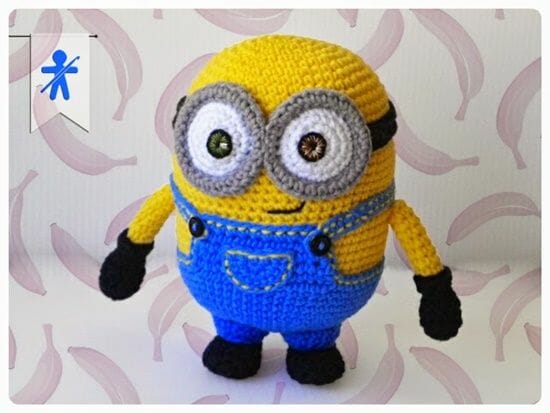 PATRÓN GRATIS Minions Bob Juguete Amigurumi paso a paso      ￼