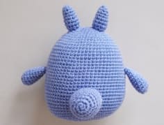 Amigurumi Chibi Totoro PDF Patrón Gratis Paso a Paso