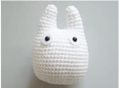 Amigurumi Chibi Totoro PDF Patrón Gratis Paso a Paso