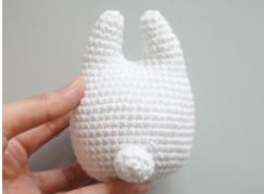 Amigurumi Chibi Totoro PDF Patrón Gratis Paso a Paso