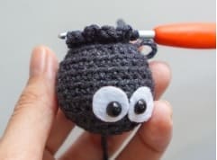 Amigurumi Chibi Totoro PDF Patrón Gratis Paso a Paso