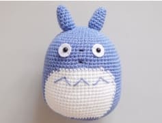 Amigurumi Chibi Totoro PDF Patrón Gratis Paso a Paso