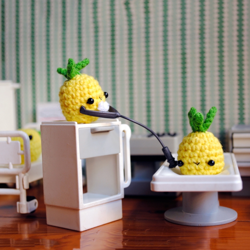 PATRÓN GRATIS Adorable Piña Amigurumi paso a paso en Español