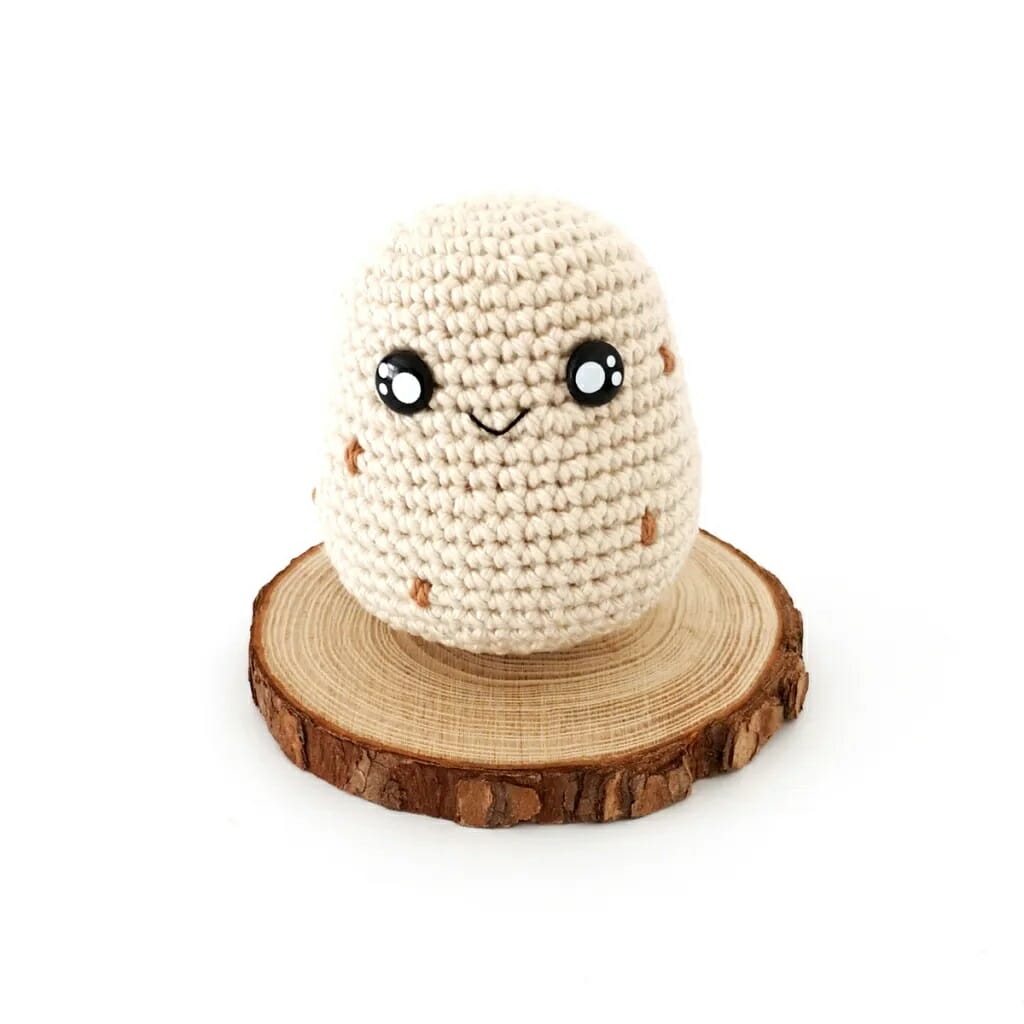 PATRÓN GRATIS Tierna Patata Amigurumi paso a paso