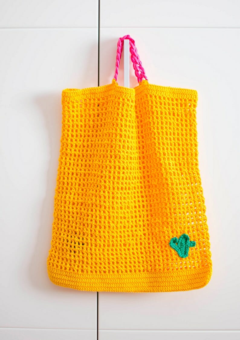 PATRÓN GRATIS Bolsa Verano Cítrico a Crochet