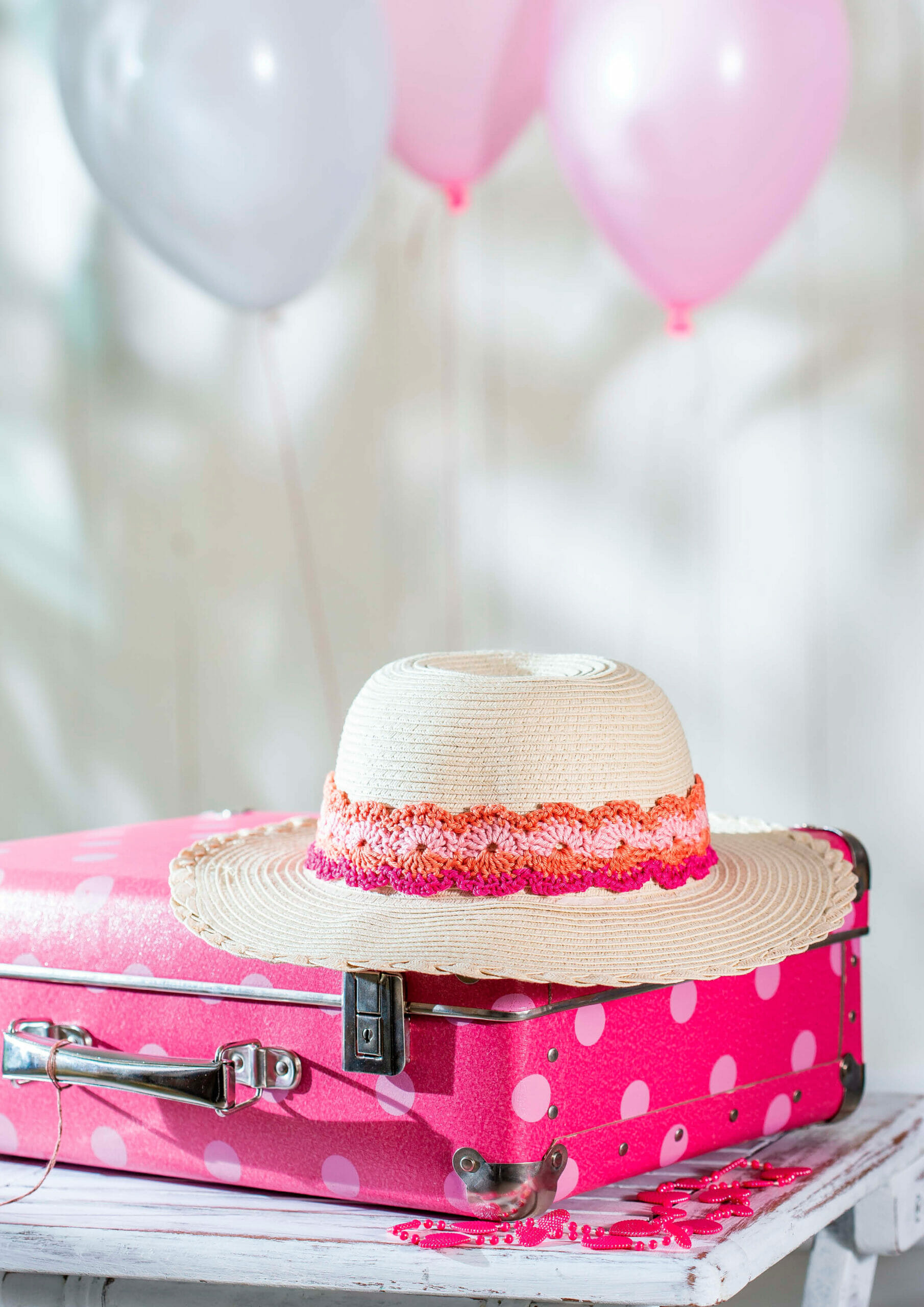 PATRÓN GRATIS Decoración para Sombrero a Crochet