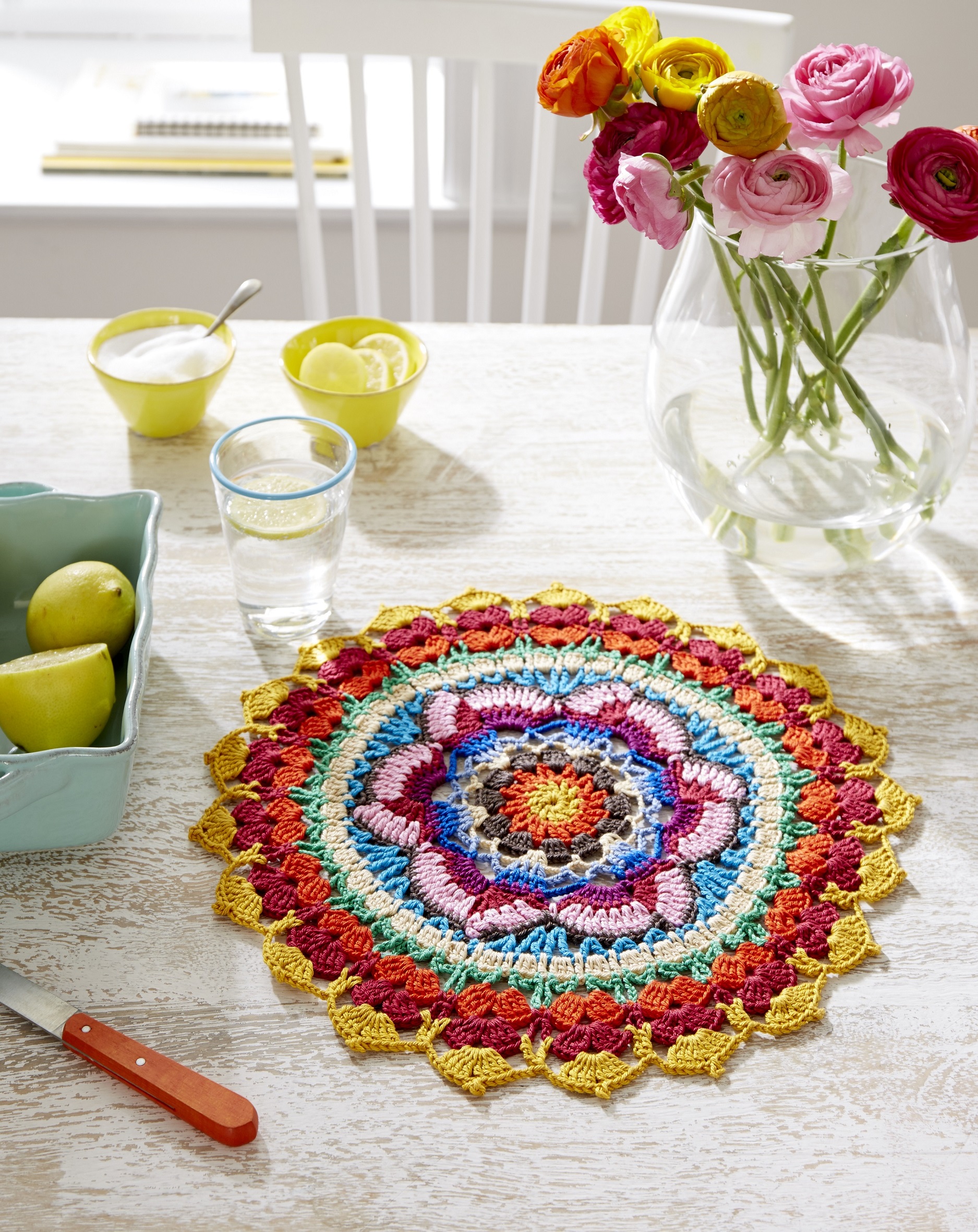 PATRÓN GRATIS Colorida Mándala Chante a Crochet