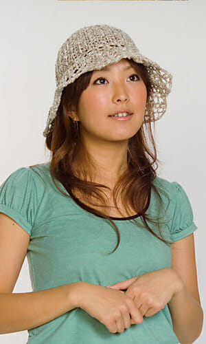 PATRÓN GRATIS Sombrero de Verano Slub en Crochet