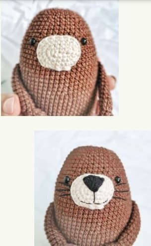 PDF La Nutria Marina Amigurumi Patron Gratis Montaje 2