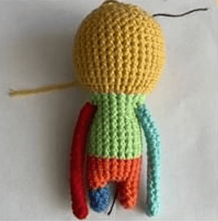 Paso A Paso Pequeno Payaso Amigurumi PDF Patron Gratis Cuerpo