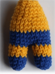 Pequena Wolverine Espanol Amigurumi Muneca PDF Patron Gratis Cuerpo