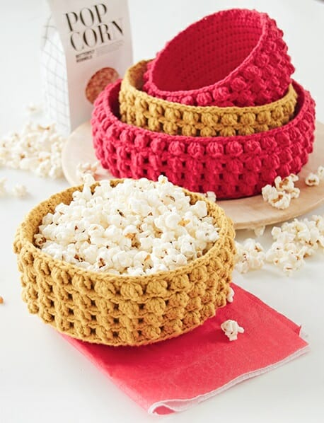 PATRÓN GRATIS Cestas Matrioskas a Crochet